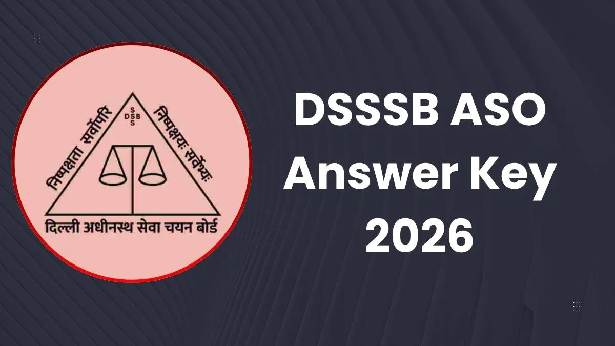 DSSSB ASO Answer Key 2026