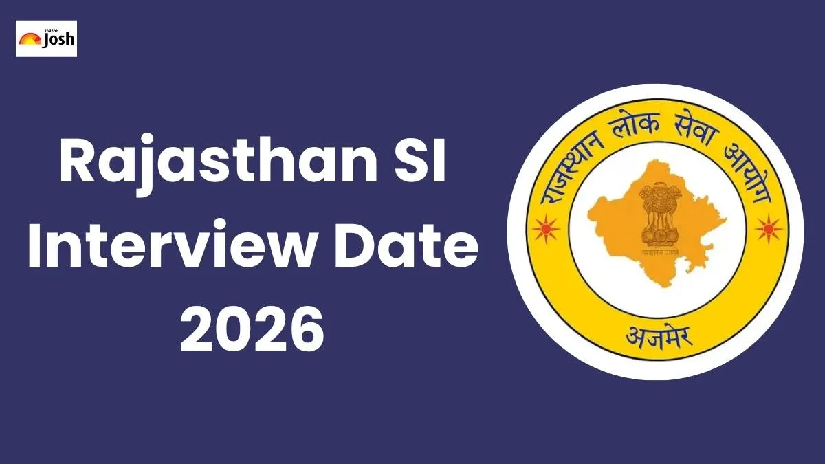 Rajasthan SI Interview Date 2026
