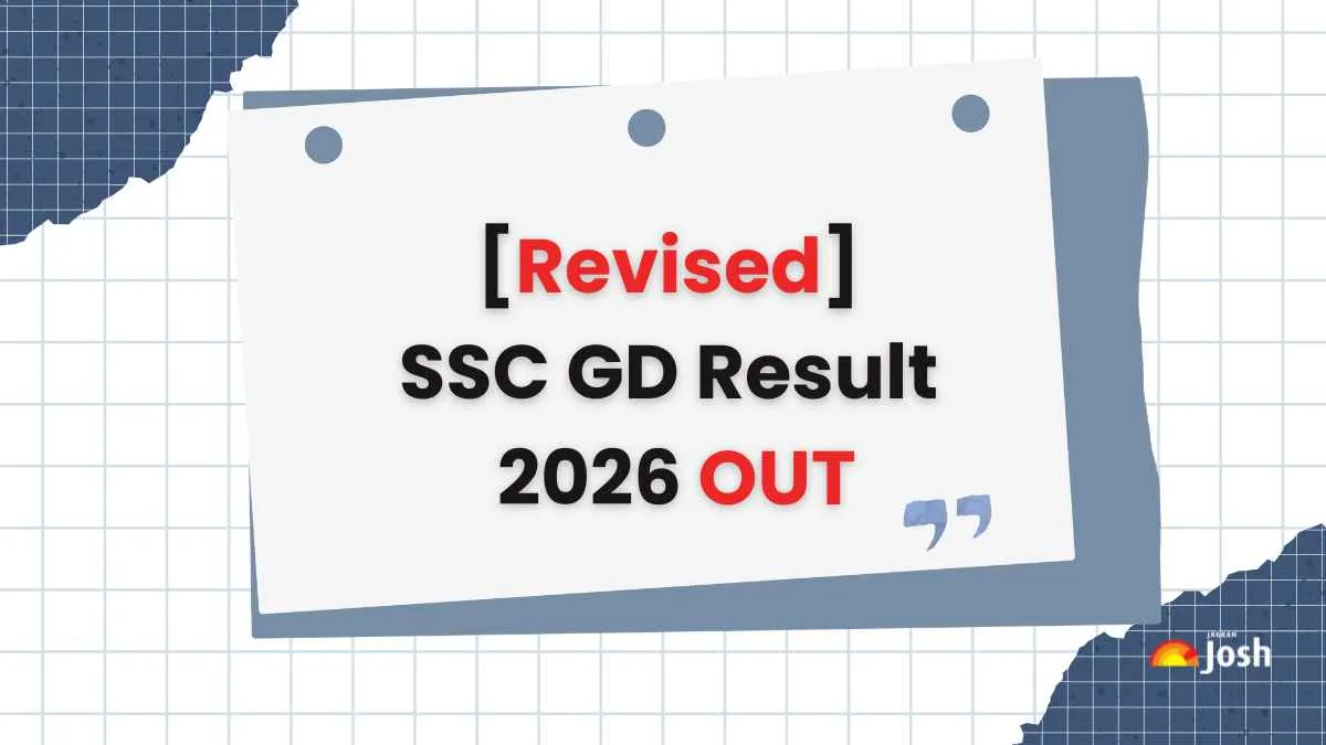 SSC GD Constable Revised Result 2026 डाउनलोड करें।