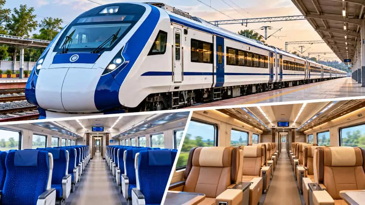Difference Between CC and EC in Vande Bharat Express Train: Seat Layout, Fare and Comfort
