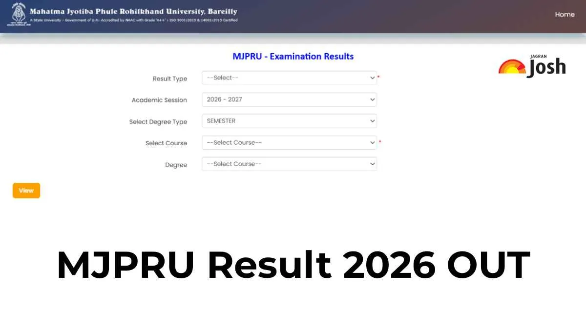 MJPRU Result 2026 चेक करें।