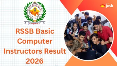 RSSB Basic & Senior Computer Instructors Results on Nov 4, 2026