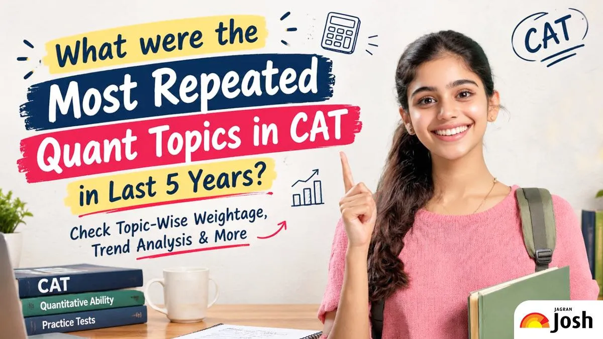 What Were The Most Repeated Quant Topics in CAT in Last 5 Years? Check Topic-Wise Weightage, Trend Analysis & More
