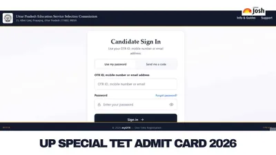 UP Special TET 2026 Admit Card Released; Exam on November 3 UP Special TET 2026 Admit Card Released; Exam on November 3