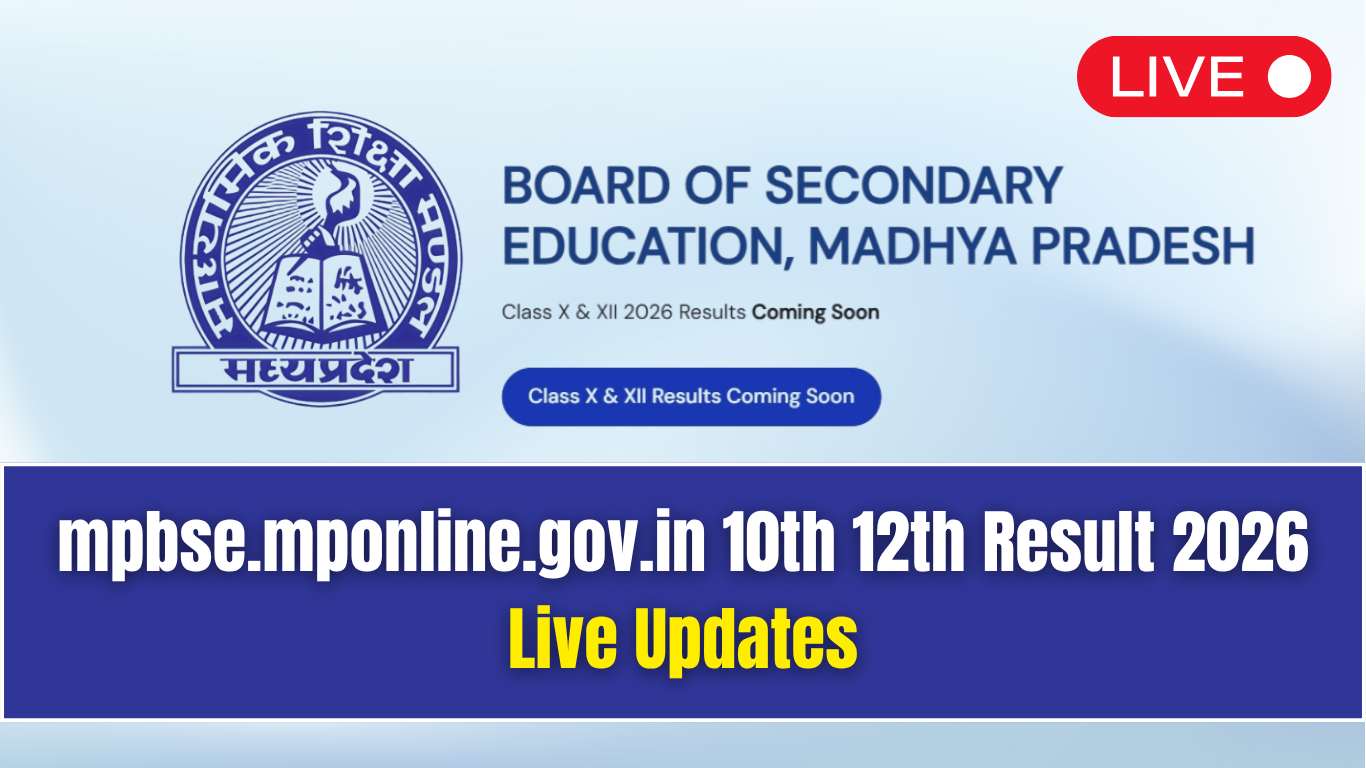mpbse.mponline.gov.in 2026 LIVE: How to Check MP Board Result — Step-by-Step Guide