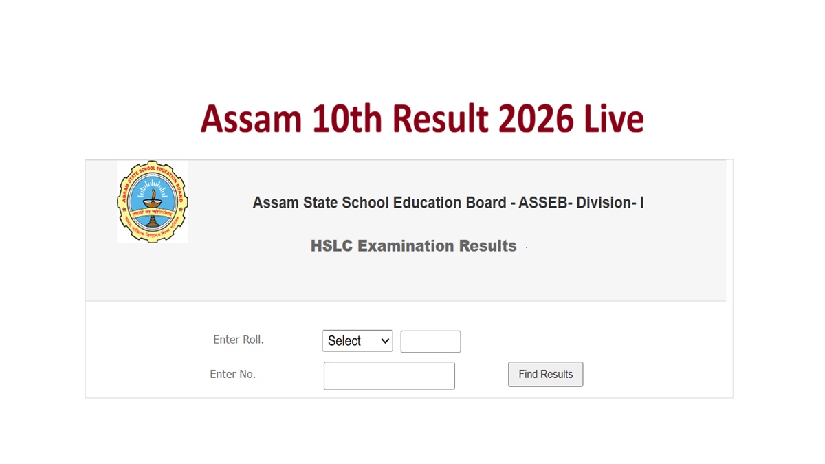 Assam HSLC Result 2026 Date LIVE