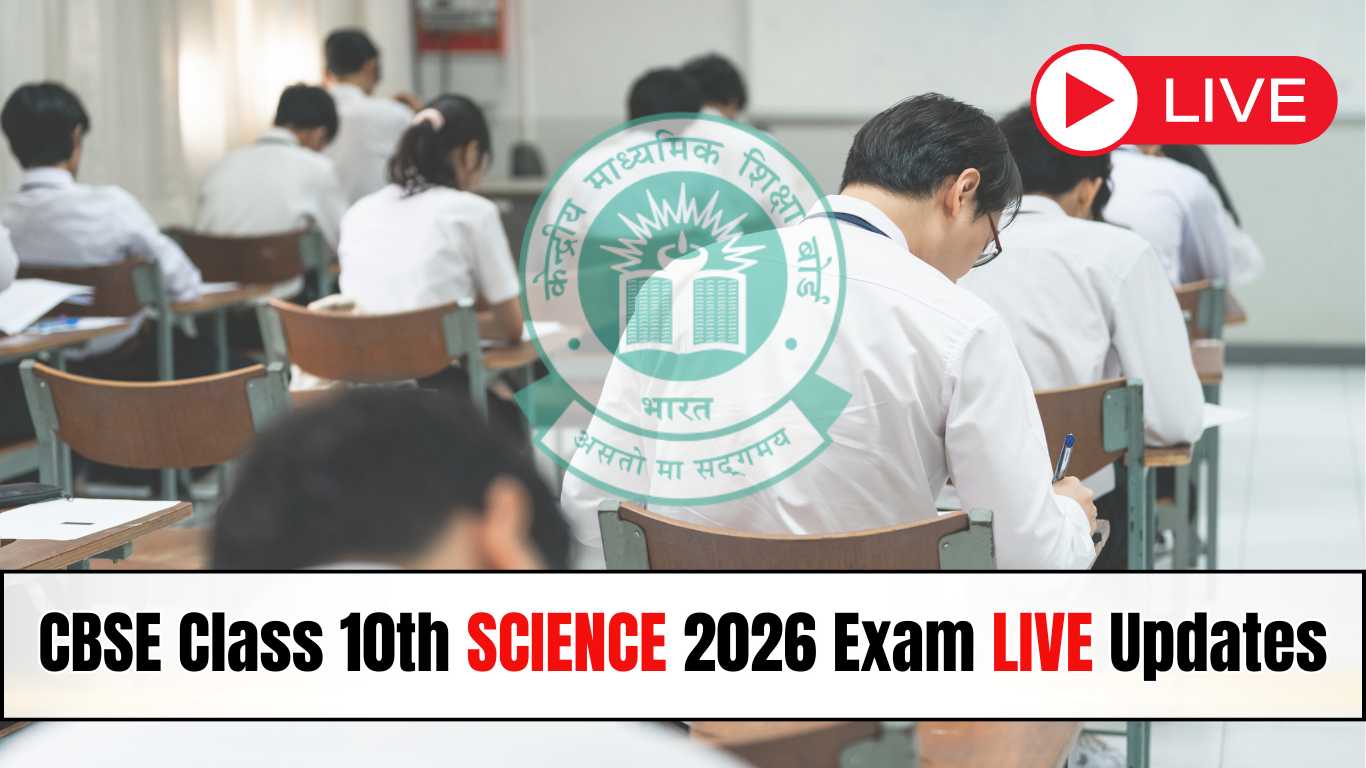 CBSE 10th Science Exam 2026 Live: New Exam Pattern. CBSE Guidelines for Answer Sheets, Important Instructions and Sample Questions