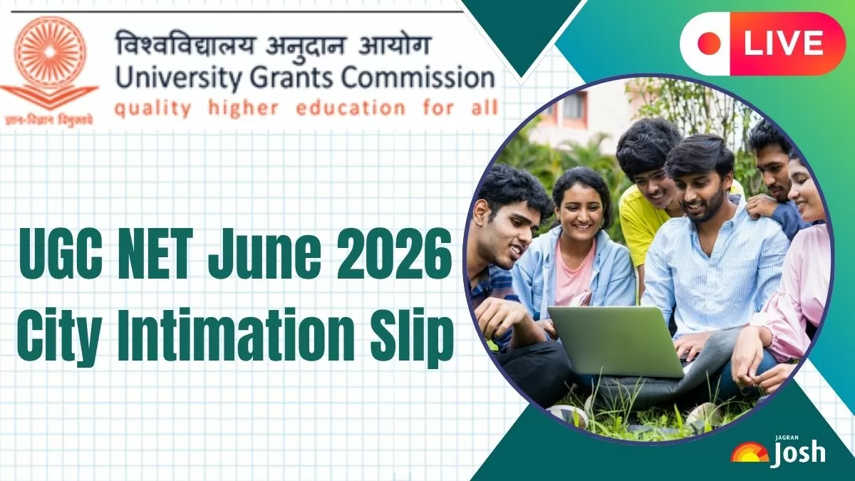 UGC NET June 2026 City Intimation Slip