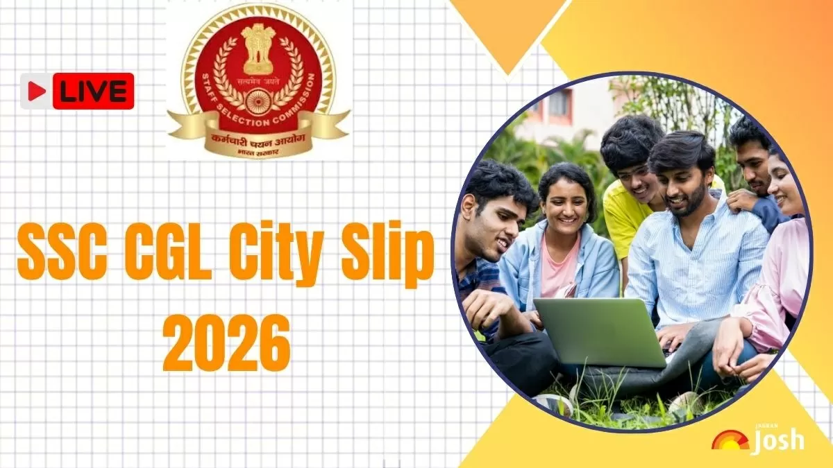 SSC CGL 2026 City Intimation Slip