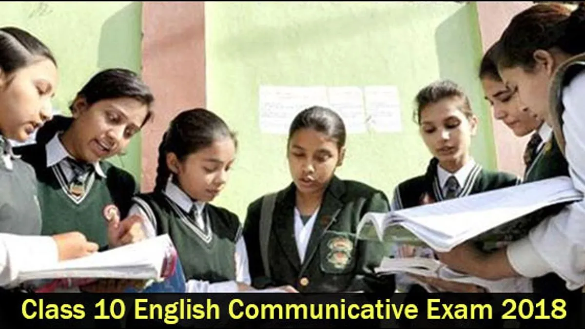 CBSE Class 10 English Communicative Question Paper 2018