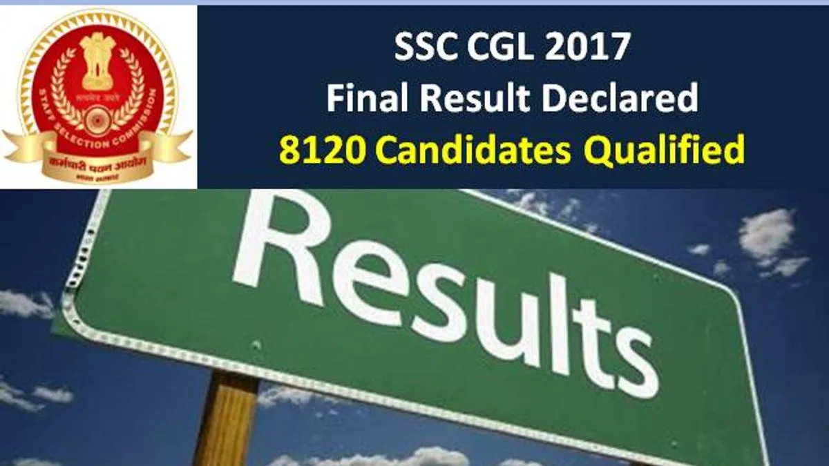 SSC CGL 2017 Final Marks Released @ssc.nic.in: 8120 Candidates ...