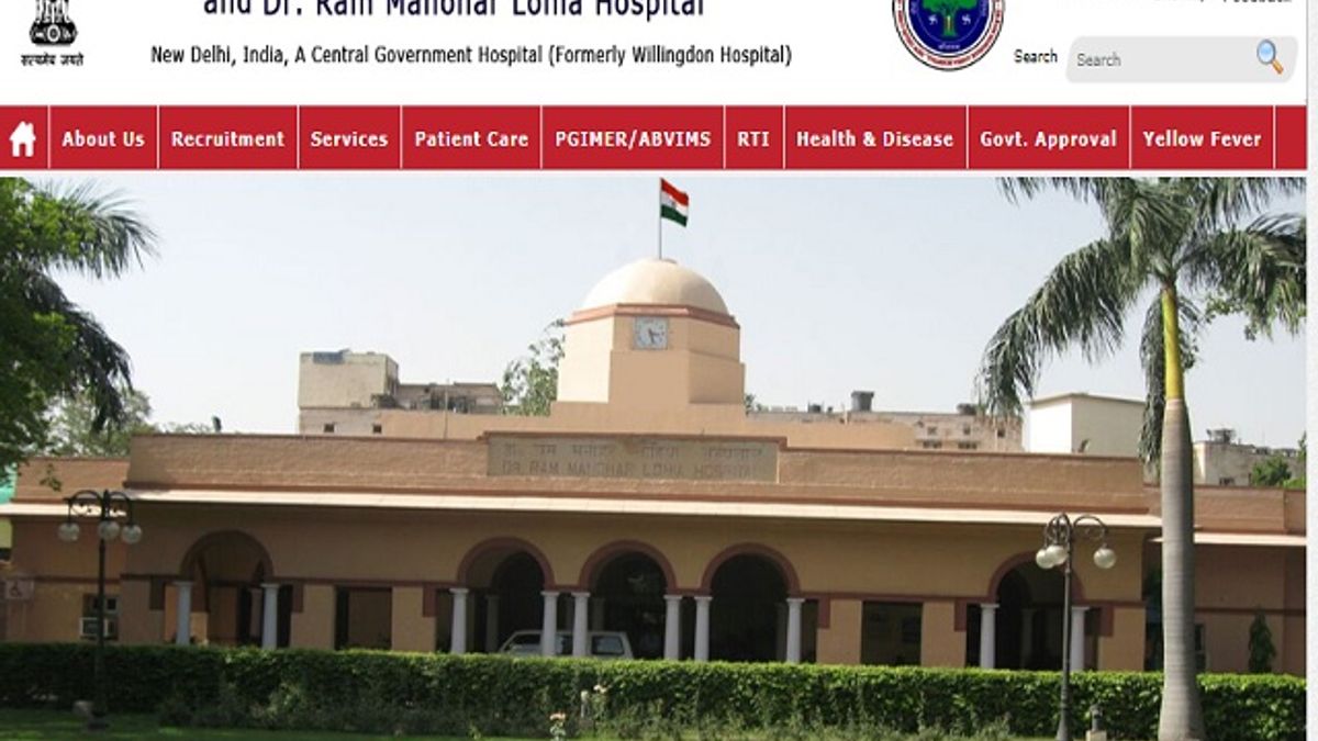 Dr. Ram Manohar Lohia Hospital (RML) Recruitment 2020: Walk-in for 219 Senior and Junior Resident Posts
