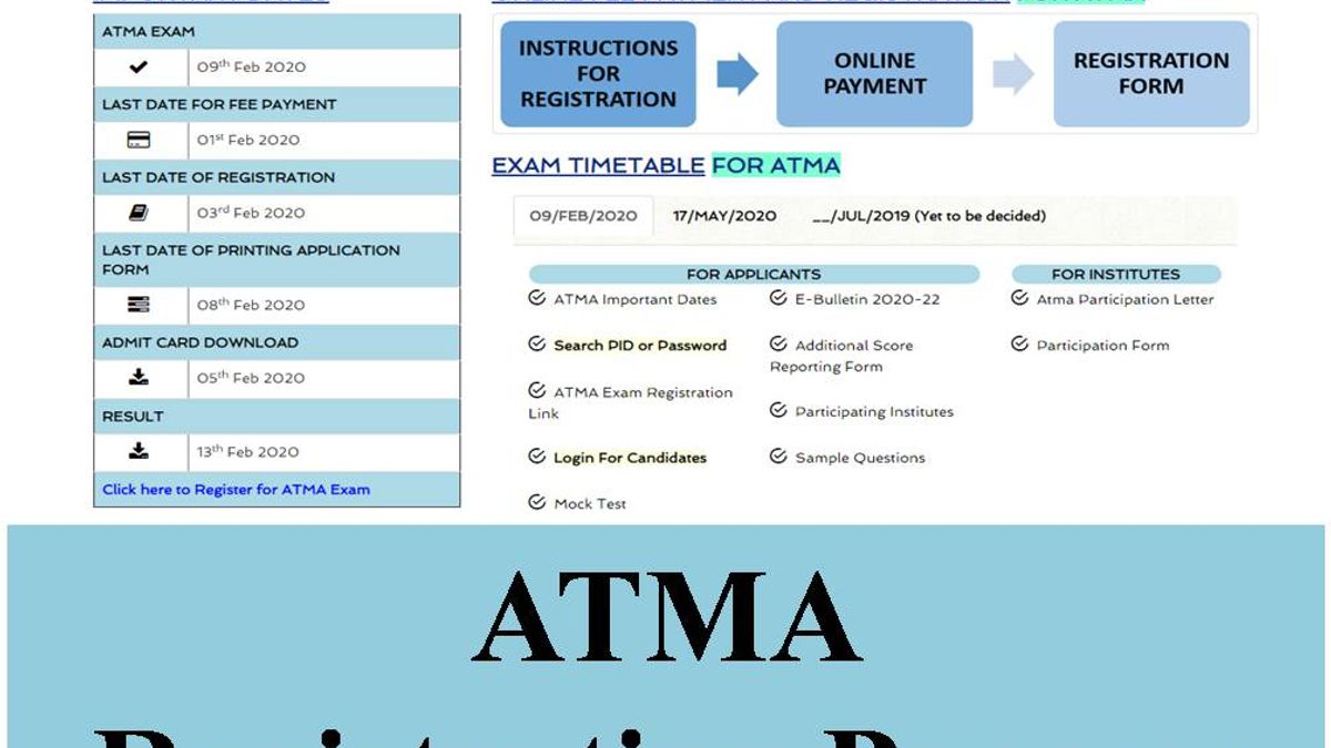 ATMA Registration Process