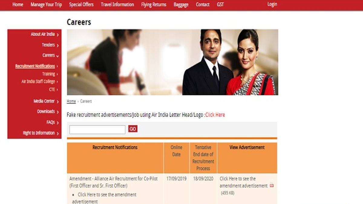 Air India Express Limited (AIEL) Recruitment 2020: Apply CMO, Senior Assistant Medical and Other Posts