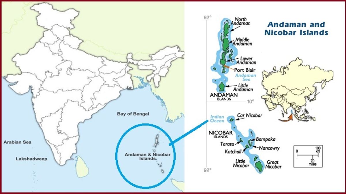 Maps Of Andaman And Nicobar Islands - Western Europe Map