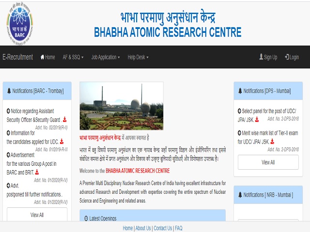 BARC Recruitment 2020: Apply for 26 Post Graduate Resident Medical Officer Posts