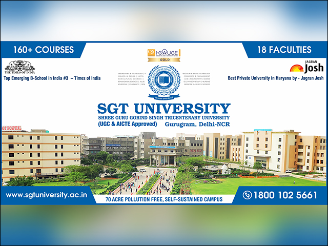 Bachelor of Sports and Exercise Science at SGT University