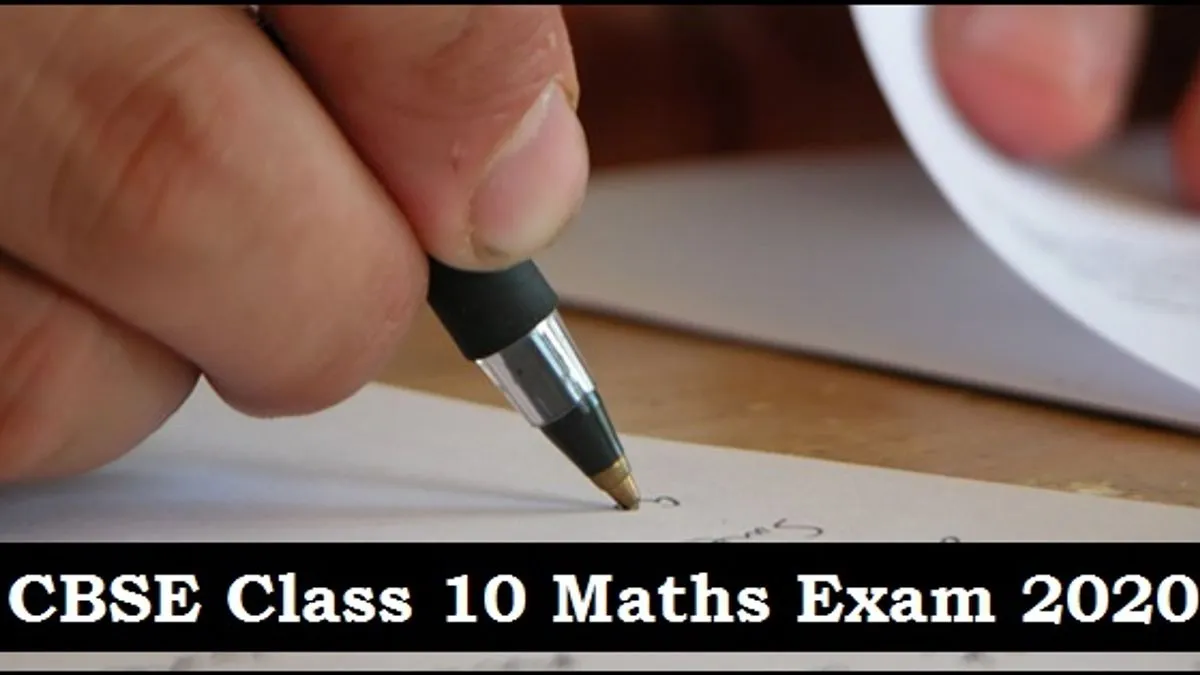 CBSE Class 10th Maths Exam Pattern 2020 For Standard & Basic Mathematics