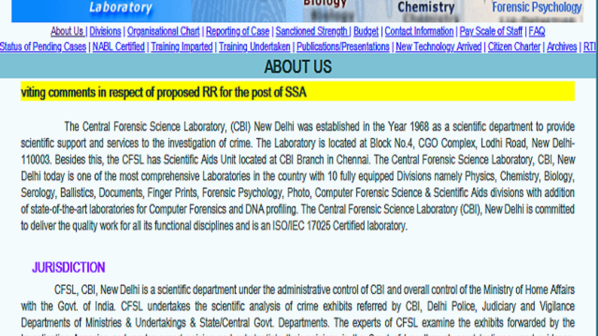 CFSL (CBI) भर्ती 2019: एमटीएस के पदों के लिए 21 दिसंबर तक करें आवेदन