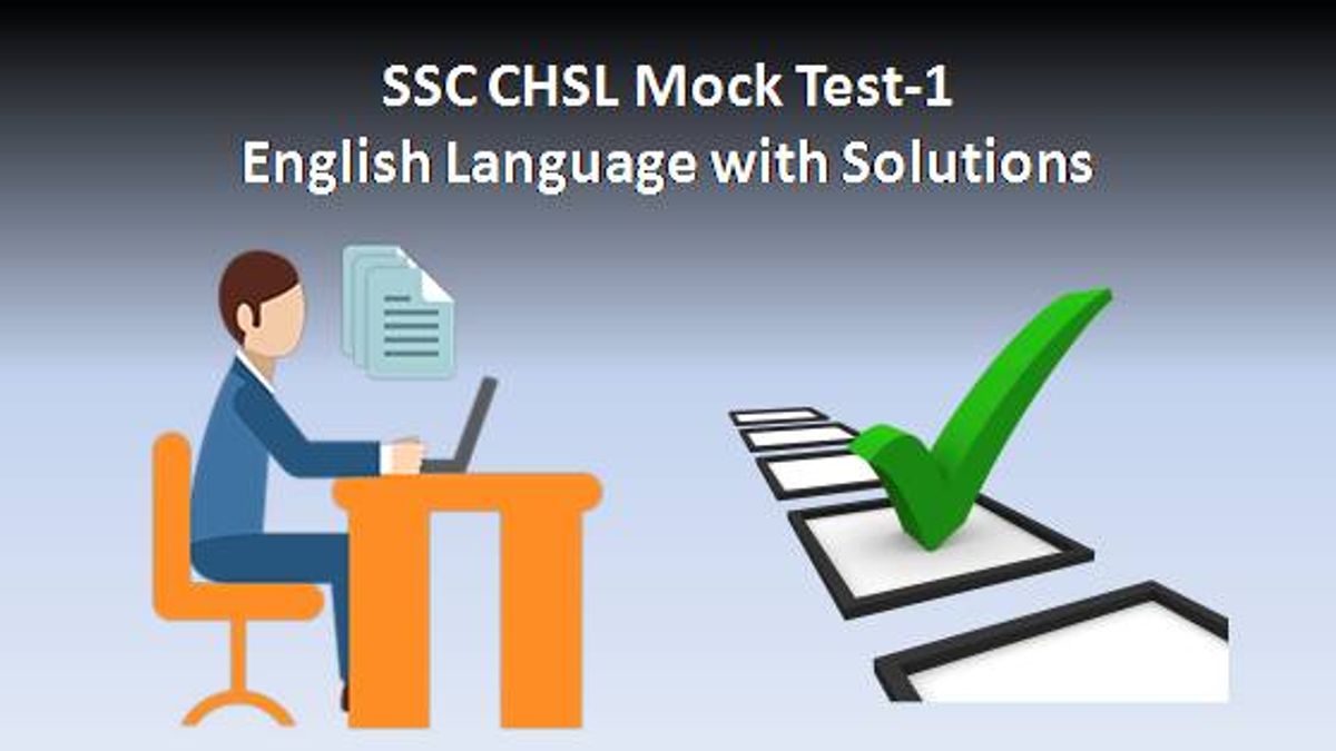 SSC CHSL 2021 Mock Test English Language with Answers| Important Questions