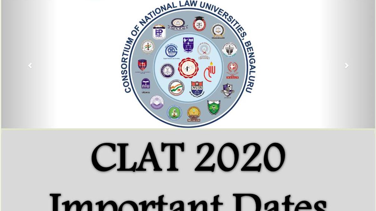 CLAT 2020 Important Dates