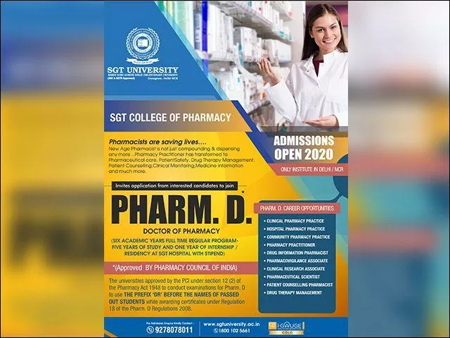 phd courses after pharm d in india