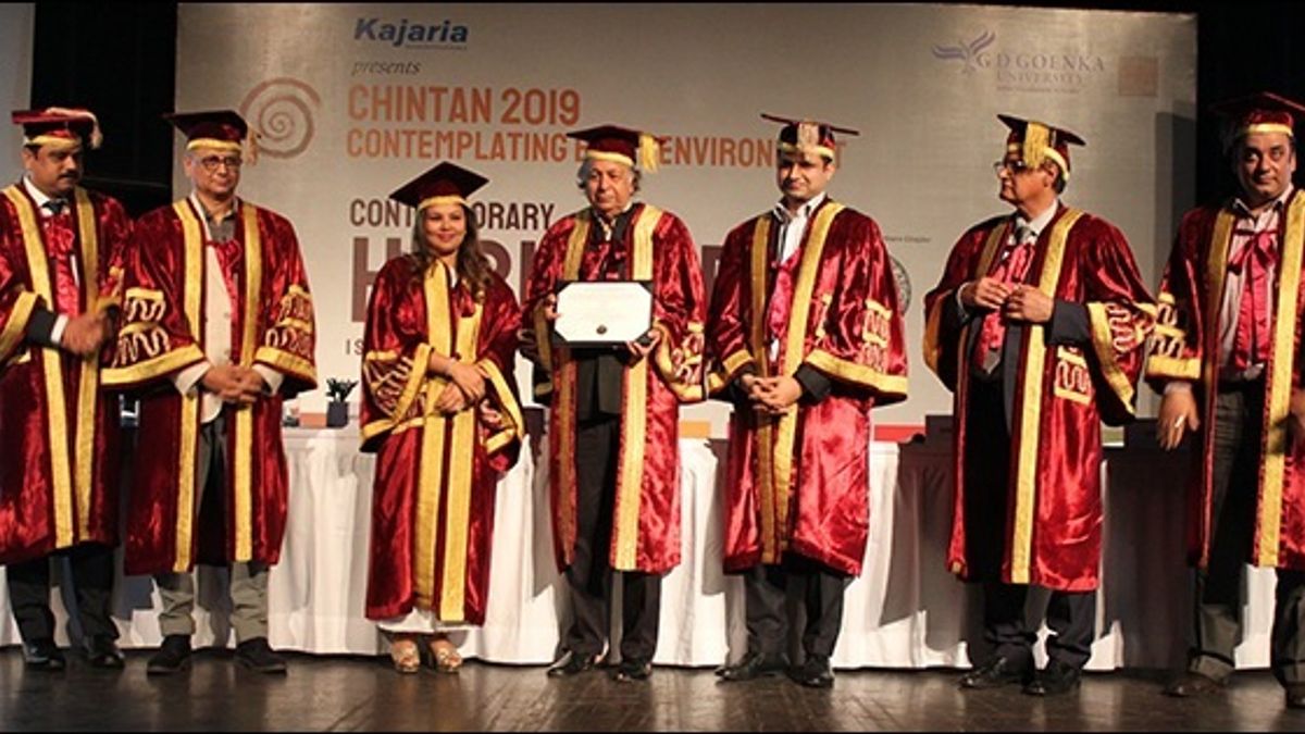 GD Goenka special convocation ceremony 2019 - Contemplating Built Environment