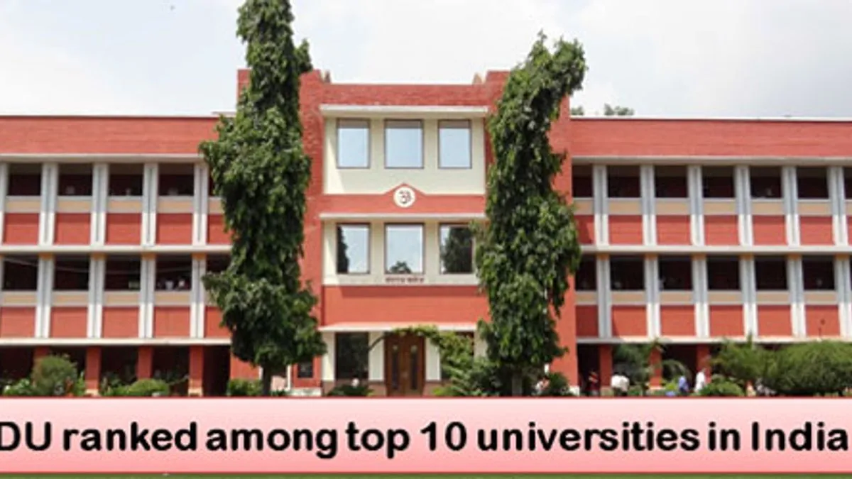 DU ranked among top 10 universities in India