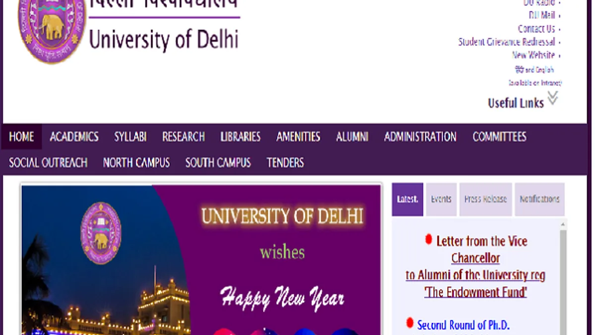 Delhi University Recruitment 2020: 78 Vacancies Notified for Assistant ...