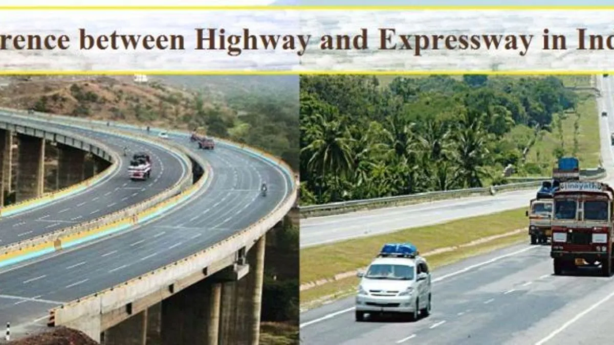 What is the difference between Highway and Expressway in India?
