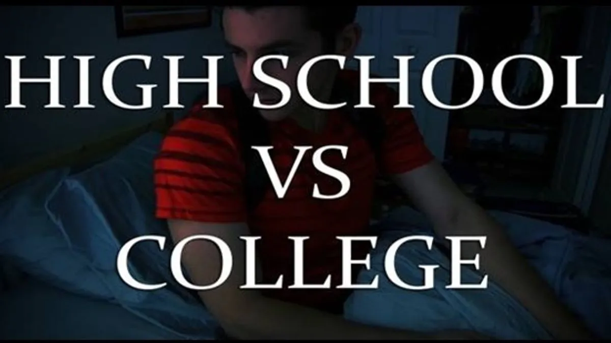 Difference between school life and college life