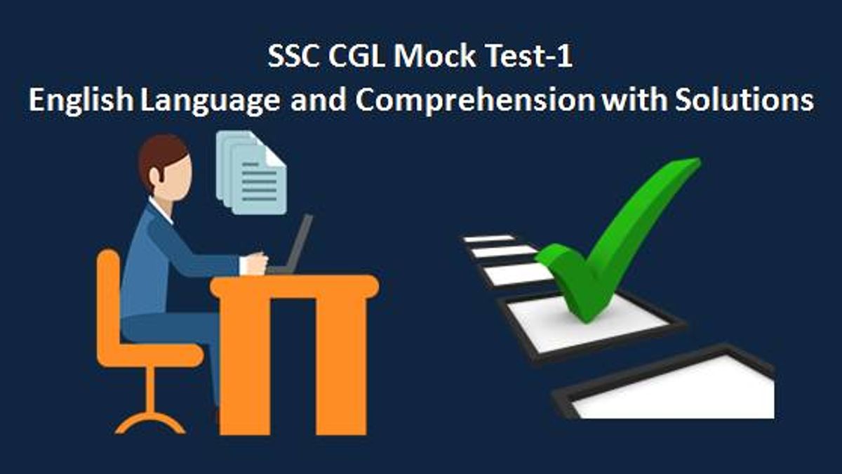 SSC CGL English Language and Comprehension Mock Test-1