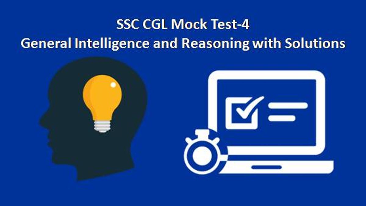 SSC CGL Reasoning Mock Test-4