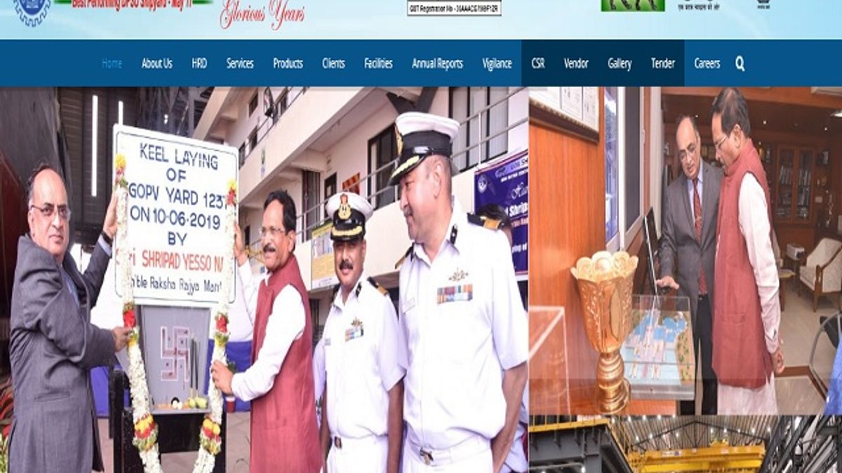 Goa Shipyard Limited Recruitment 2019