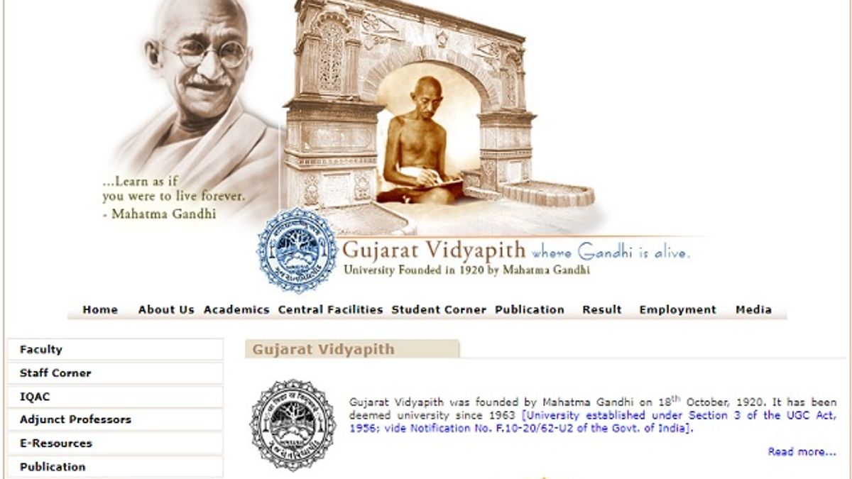 Gujarat Vidyapith Recruitment 2020: Walk-in for Assistant Professor Posts