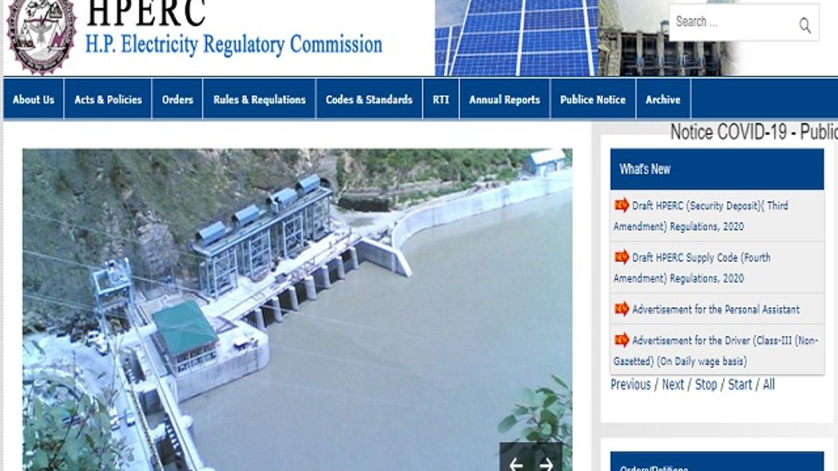 HP Electricity Regulatory Commission Recruitment 2020: Apply Driver Posts