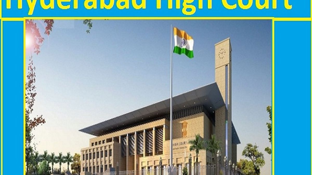 High Court of Hyderabad Recruitment 2019