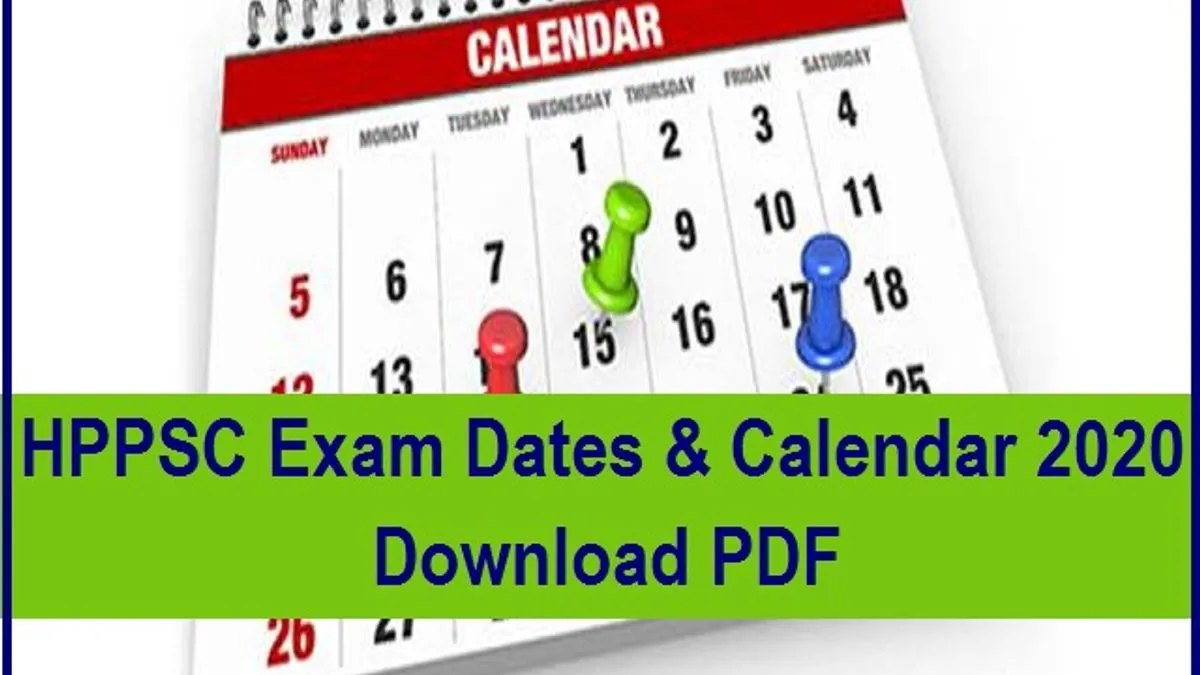 HPPSC Exam Calendar 2020-2021 Released: Check Exam Date & Schedule Of ...