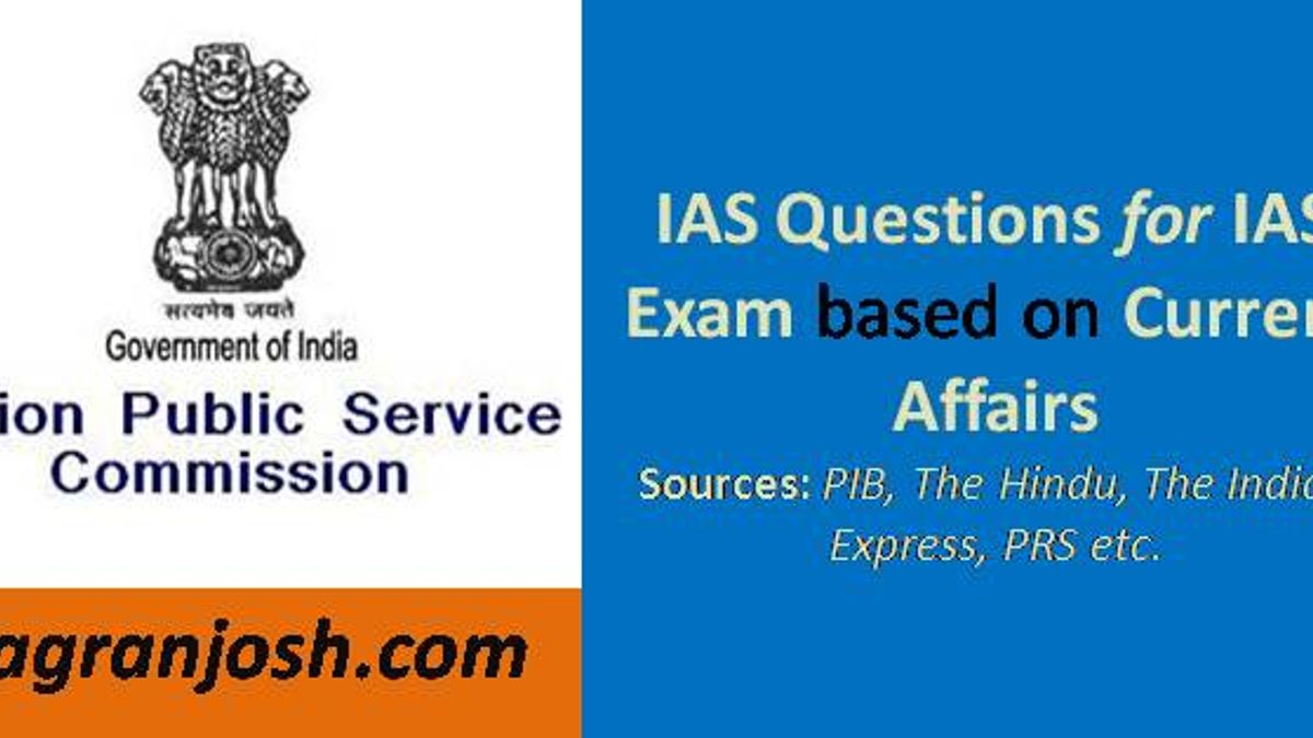 IAS Questions for Prelims 30 November 2017
