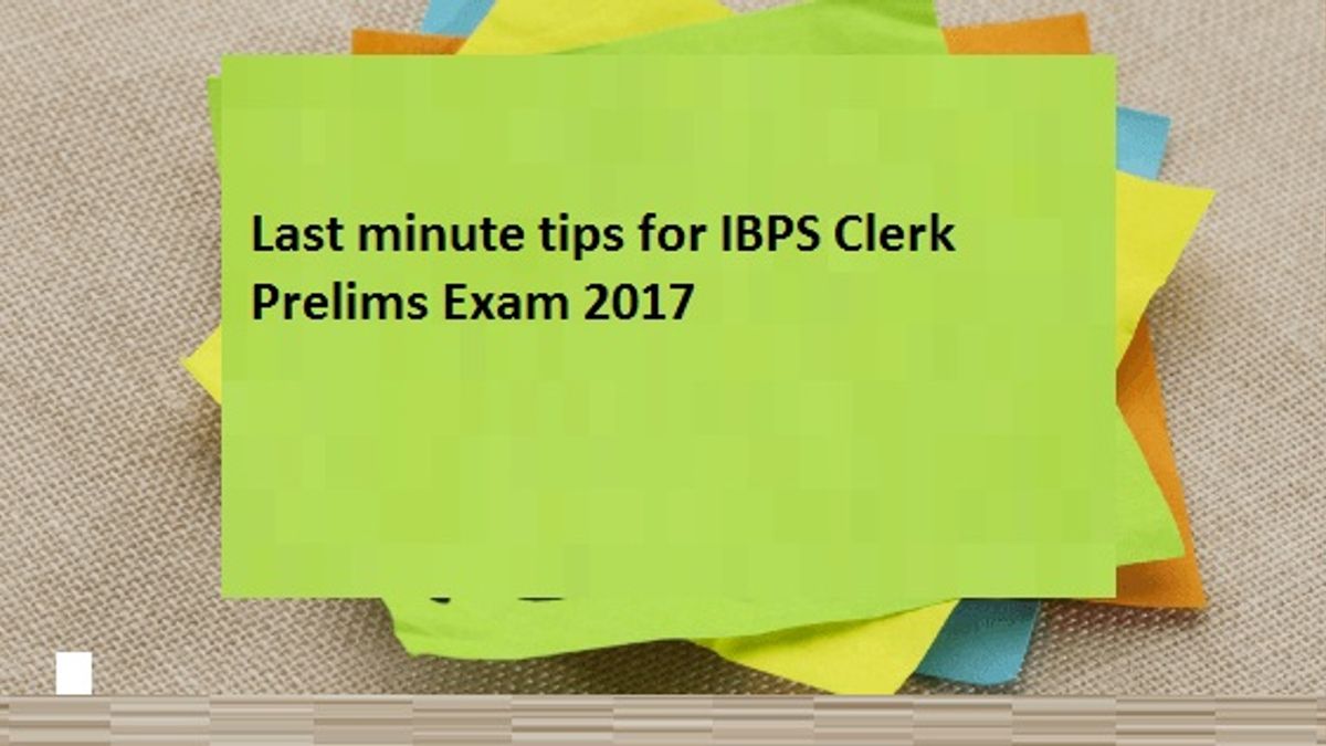 IBPS क्लर्क प्रेलिम्स परीक्षा  2017 के लिए टाइम मैनेजमेंट टिप्स
