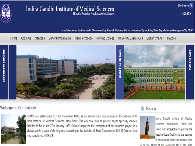 IGIMS Recruitment 2020: Apply Online for 71 Nursing Officer, Jr Lab Technologist, Pharmacist & Other Posts