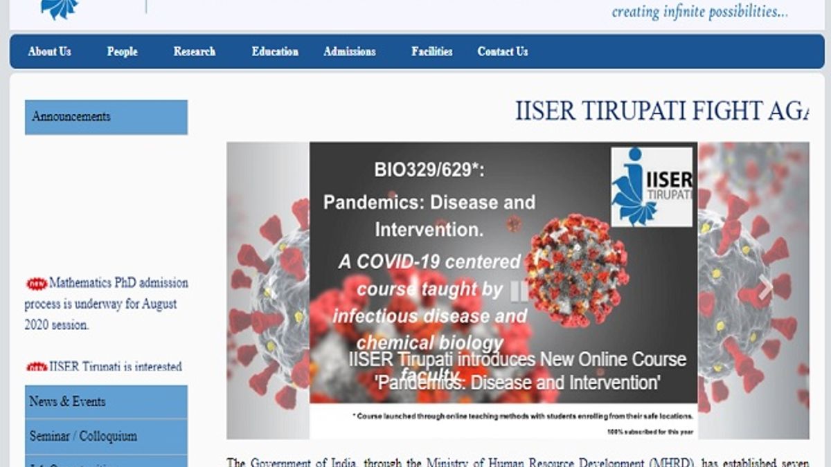 IISER Recruitment 2020: Apply for Project Associate-I and Project Assistant Posts