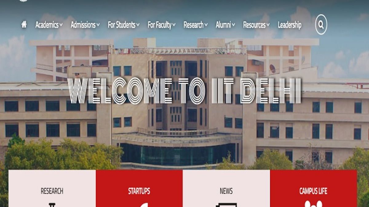 Welcome IIT Delhi : IIT Delhi