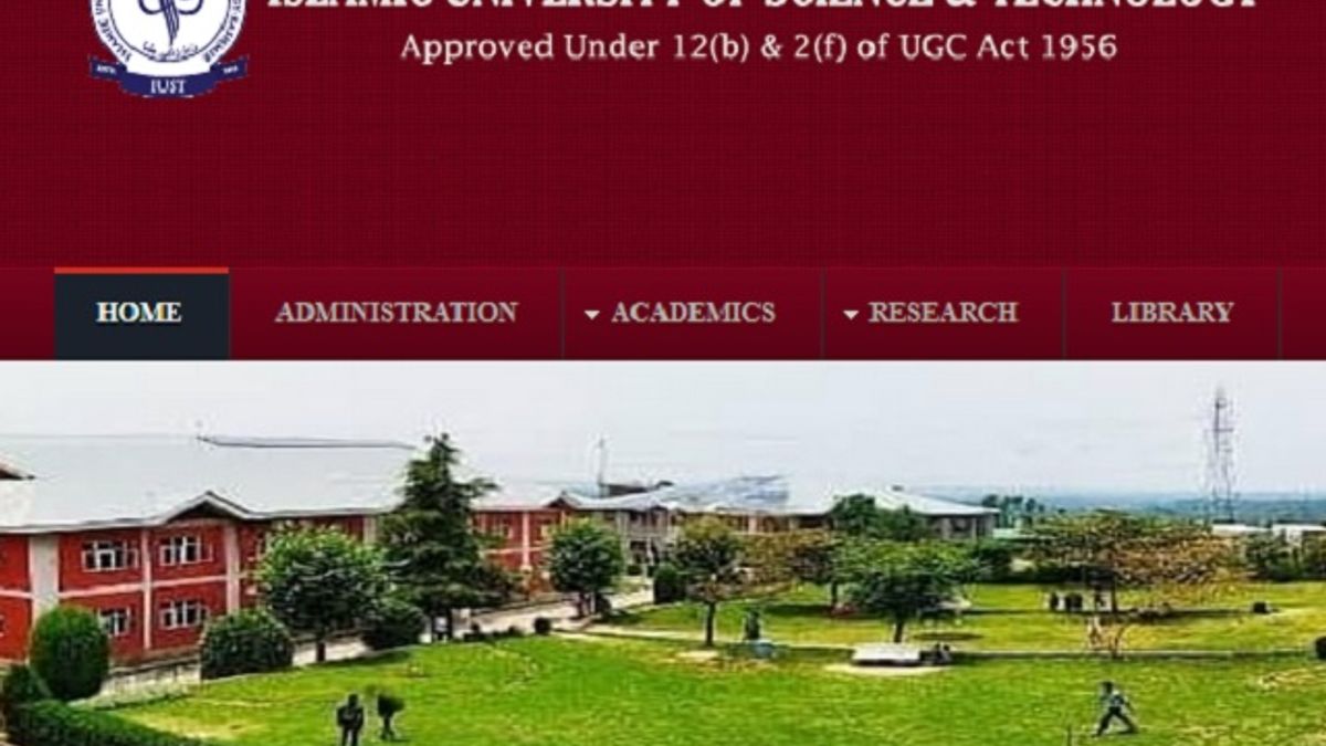 IUST भर्ती 2020: प्रोफेसर पदों की वेकेंसी के लिए करें ऑनलाइन आवेदन 