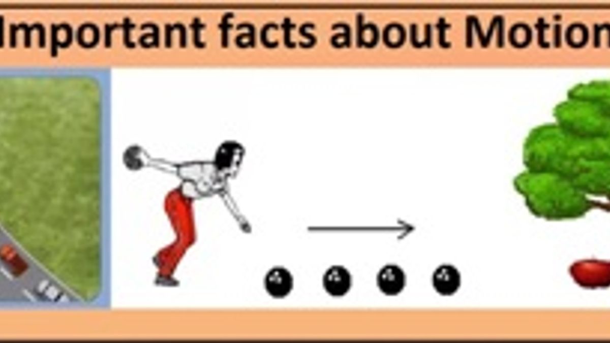 Important facts about Motion