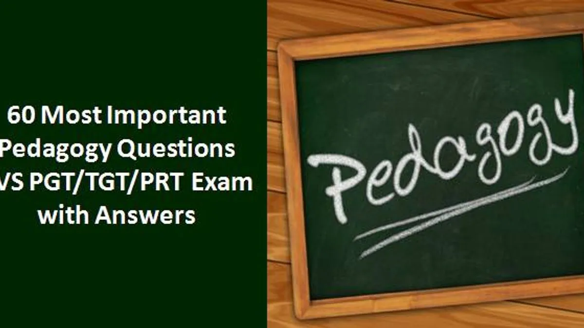 60 Most Important Pedagogy Questions for KVS PGT TGT PRT Exam with