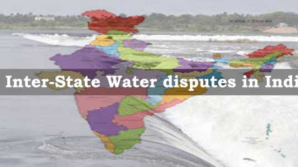 essay on water disputes between states in federal india