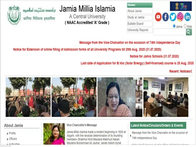 Jamia Millia Islamia (JMI) Recruitment 2020: Apply 14 Assistant ...