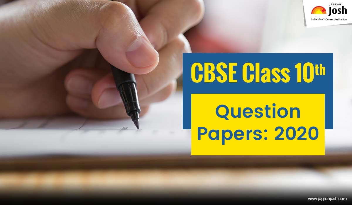 CBSE Class 10 Question Papers 2020 All Subjects