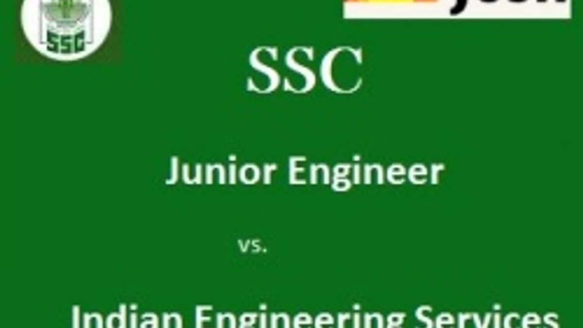 How to differentiate between SSC JE and IES officer?